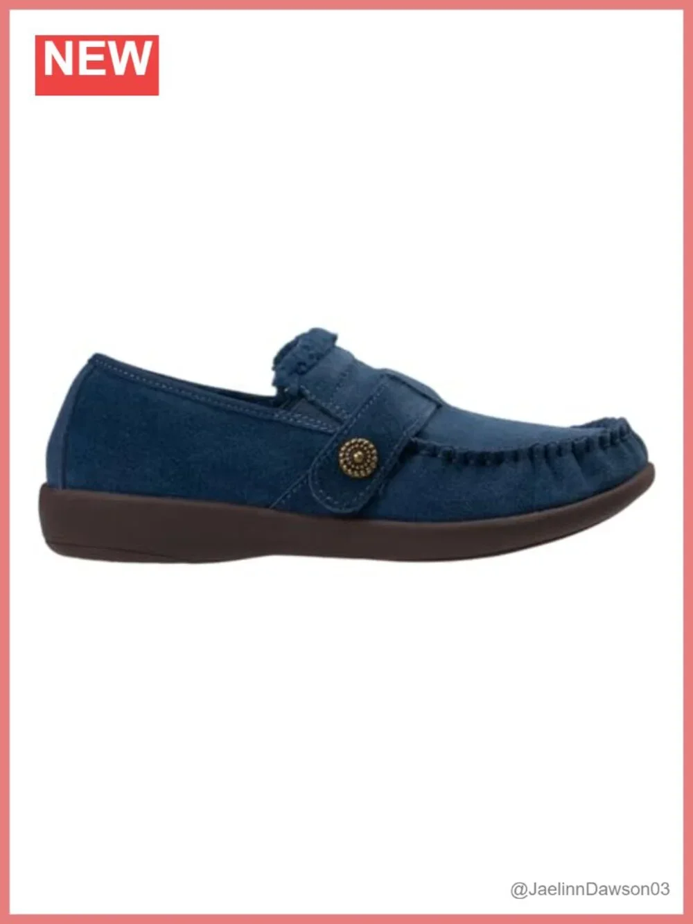 Suede Mocc-On with Faux Fur Lining, Orthotic Footbed, Wedge Heel